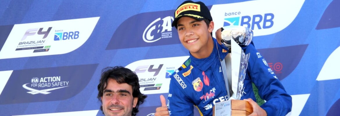 Em Goiânia, Pedro Clerot conquista 10º pódio na F4 Brasil e se aproxima do título