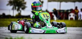 Com apenas 8 anos, Vicente da Silva estreia no maior campeonato americano de kart: SKUSA