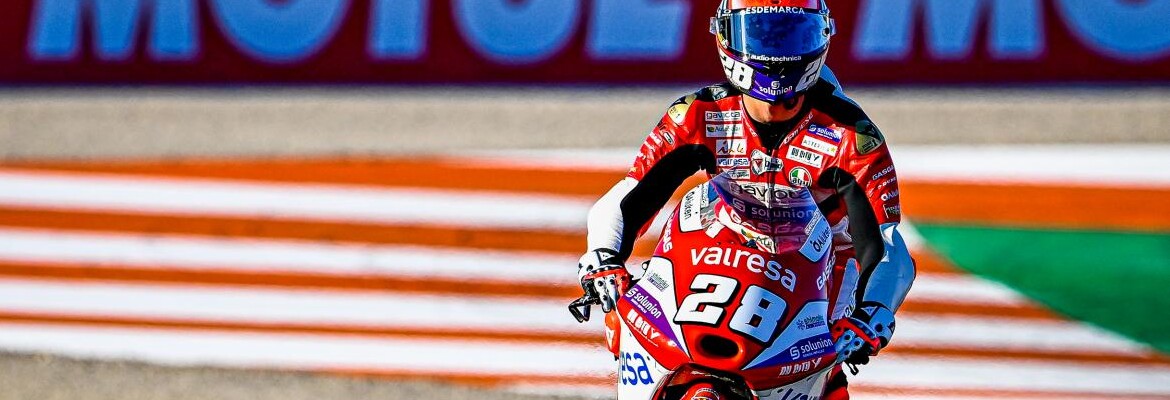 Guevara mantém autoridade e crava pole na Moto3 em Valência; Moreira é 4º