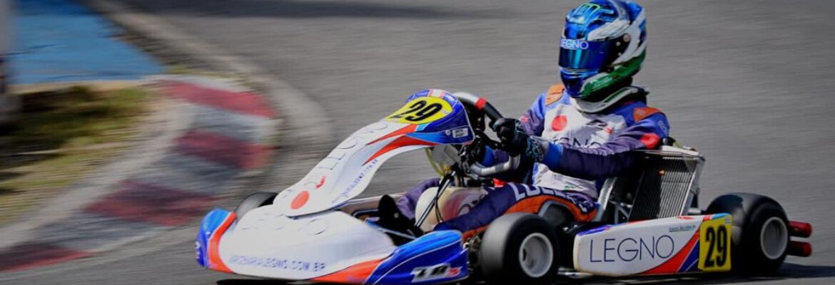 Antes da abertura da F4, Lucca Zucchini disputa 2ª etapa da Copa SP de Kart Granja Viana