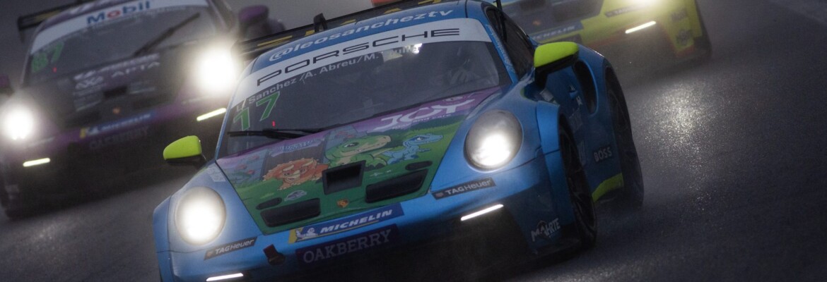 Leonardo Sanchez, Átila Abreu e Marçal Müller sobem ao pódio da Carrera Cup nos 500 quilômetros de Interlagos da Porsche Cup