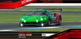 F1BC GT3 iRacing: Carlos Junior e João Augusto surpreendem com vitórias em Indianápolis