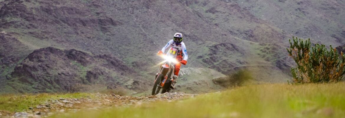 Dakar: Mason Klein vence segunda especial e toma liderança nas motos