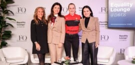 Fabiana Ecclestone participa de evento sobre igualdade de gênero e discursa sobre inclusão no esporte a motor