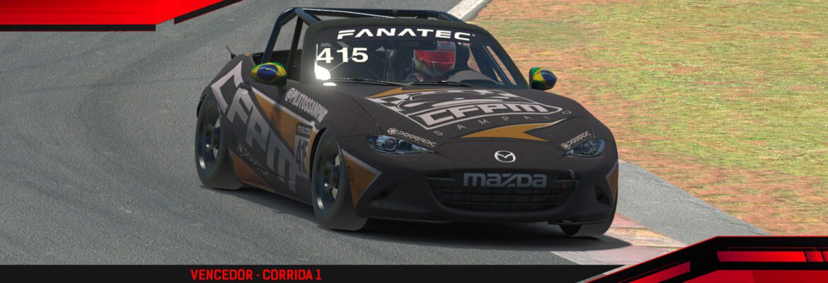 F1BC MX5 Cup: Pai e filho, Jamison e Enzo Sampaio vencem baterias em Oran Park