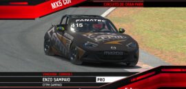 F1BC MX5 Cup: Pai e filho, Jamison e Enzo Sampaio vencem baterias em Oran Park