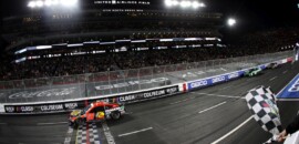 Nascar: Truex Jr. toma ponta na parte final e vence Clash em Los Angeles