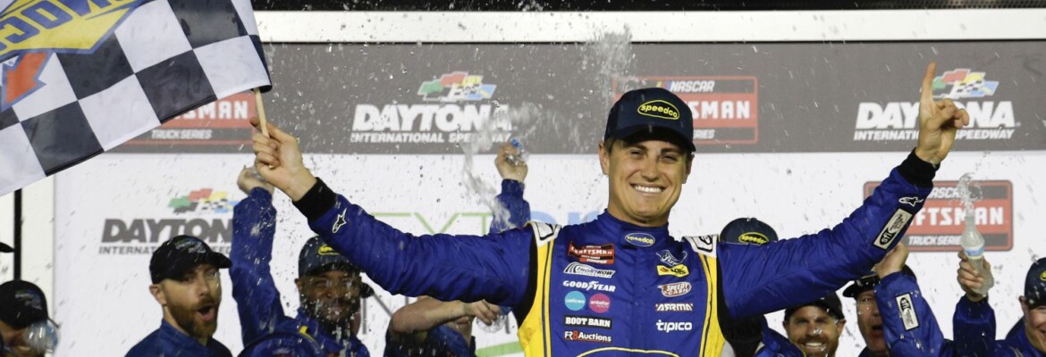 Zane Smith vence corrida encerrada pela chuva em Daytona pela Nascar Truck Series