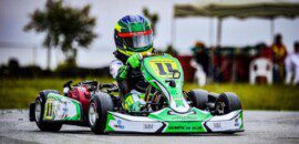Vicente da Silva é destaque no Brasileiro de Kart com qualy na chuva e 15 ultrapassagens na final