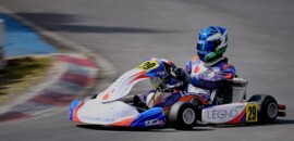 Lucca Zucchini disputa etapa de abertura da Copa São Paulo de Kart KGV 2023