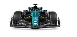 Aston Martin AMR23 preparado para a nova temporada de Fórmula 1