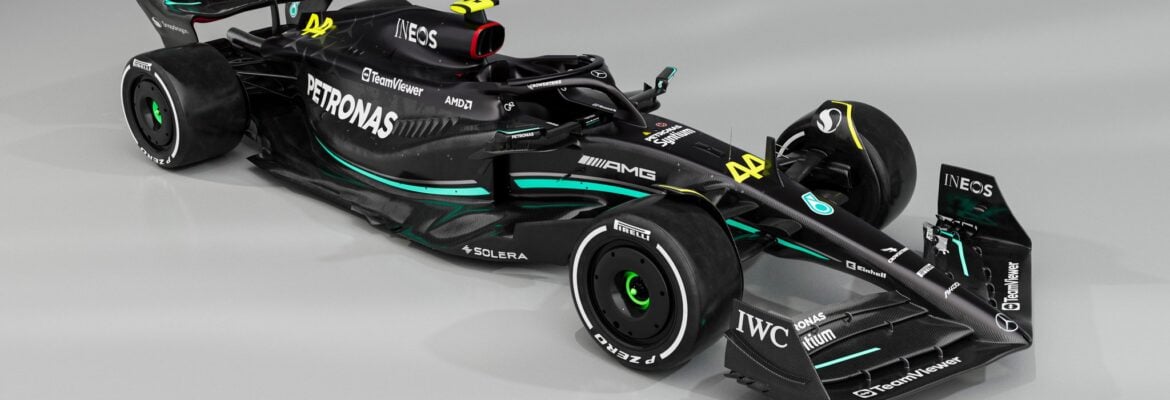 Mercedes volta ao preto e apresenta W14 para a Fórmula 1 em 2023