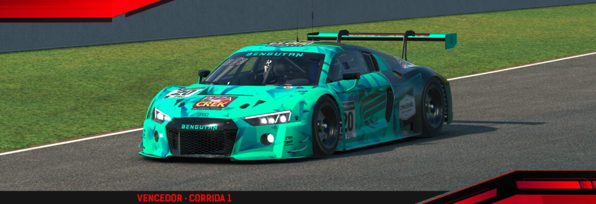 F1BC GT3 iRacing: Luiz Felipe Tavares e Diego Krug vencem na abertura em Magny-Cours