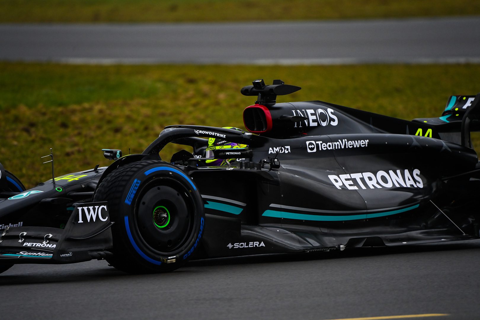 F1: Mercedes fez shakedown do W14 em Silverstone na quinta-feira F1: Mercedes fez shakedown do W14 em Silverstone na quinta-feira