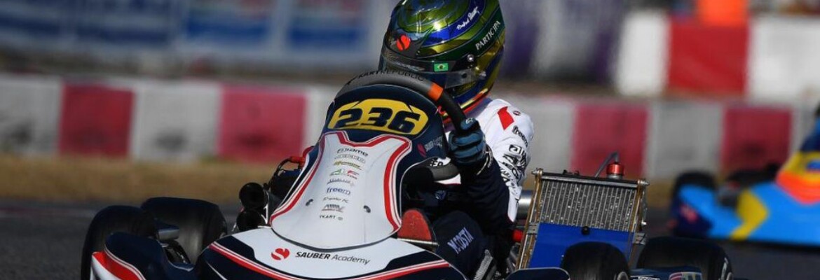 Miguel Costa é destaque em ultrapassagens no WSK Super Master Series