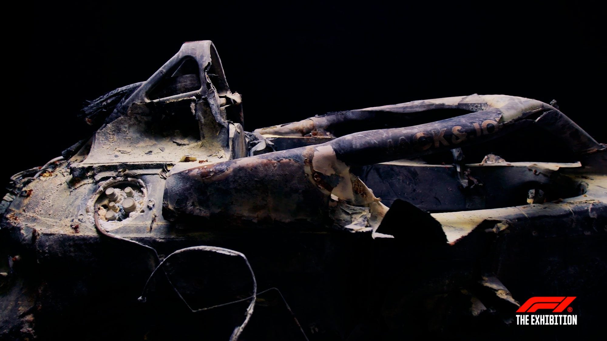 F1: Cockpit queimado de Romain Grosjean será exposto em Madri F1: Cockpit queimado de Romain Grosjean será exposto em Madri