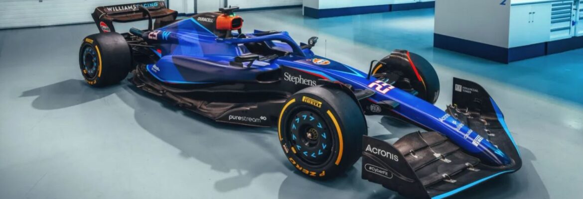 F1: Williams divulga primeiras imagens reais do FW-45 para 2023