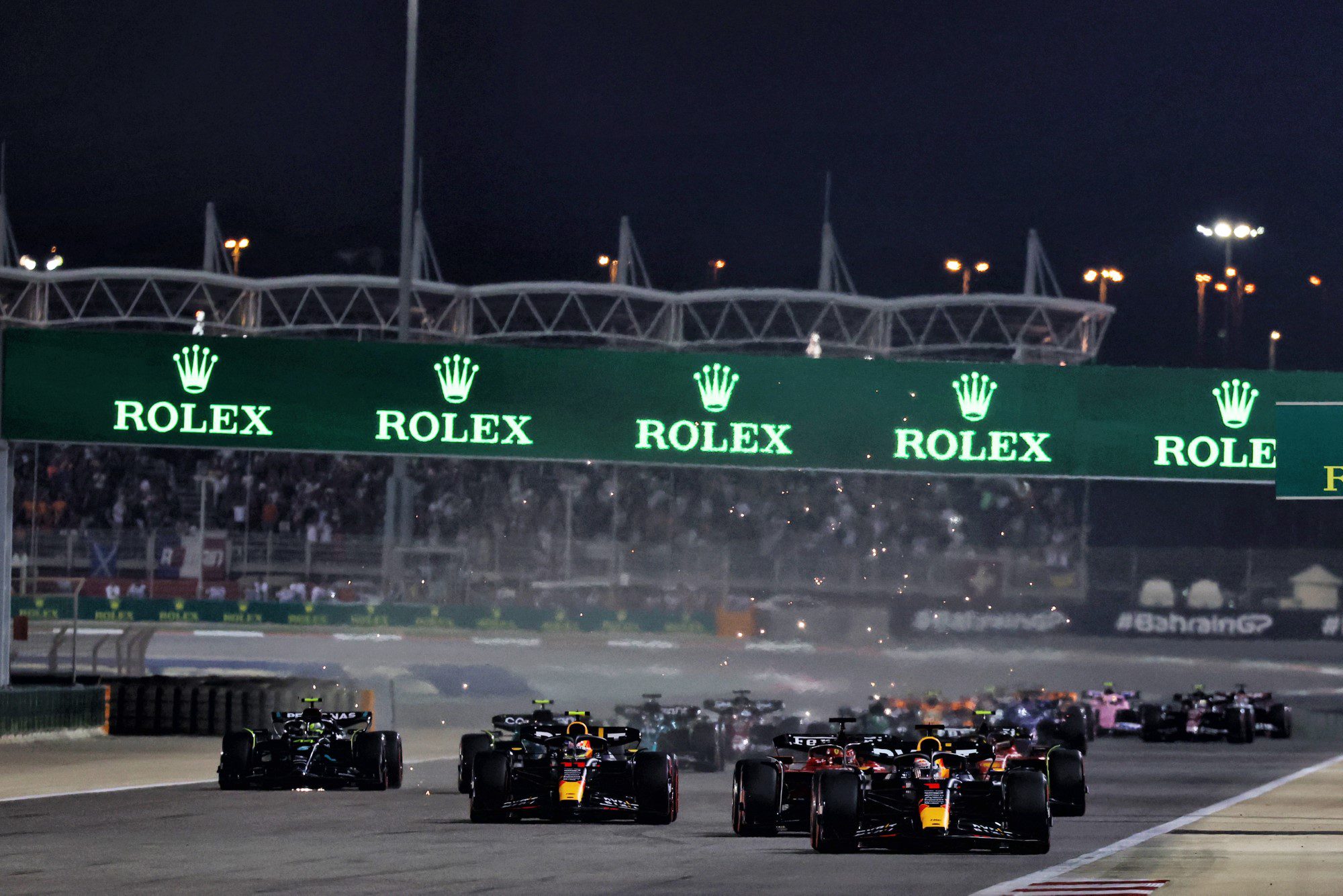 Fotos: Verstappen vence e Alonso sobe ao pódio no GP do Bahrein de F1 F1 2023, Largada, Bahrein