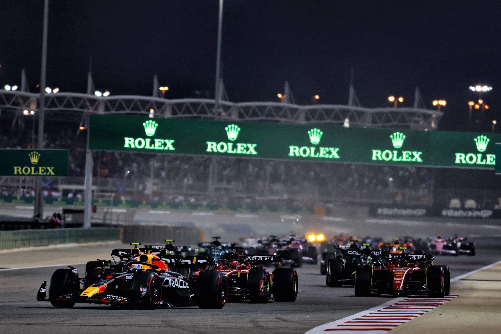 Fotos: Verstappen vence e Alonso sobe ao pódio no GP do Bahrein de F1 F1 2023, Largada, Bahrein