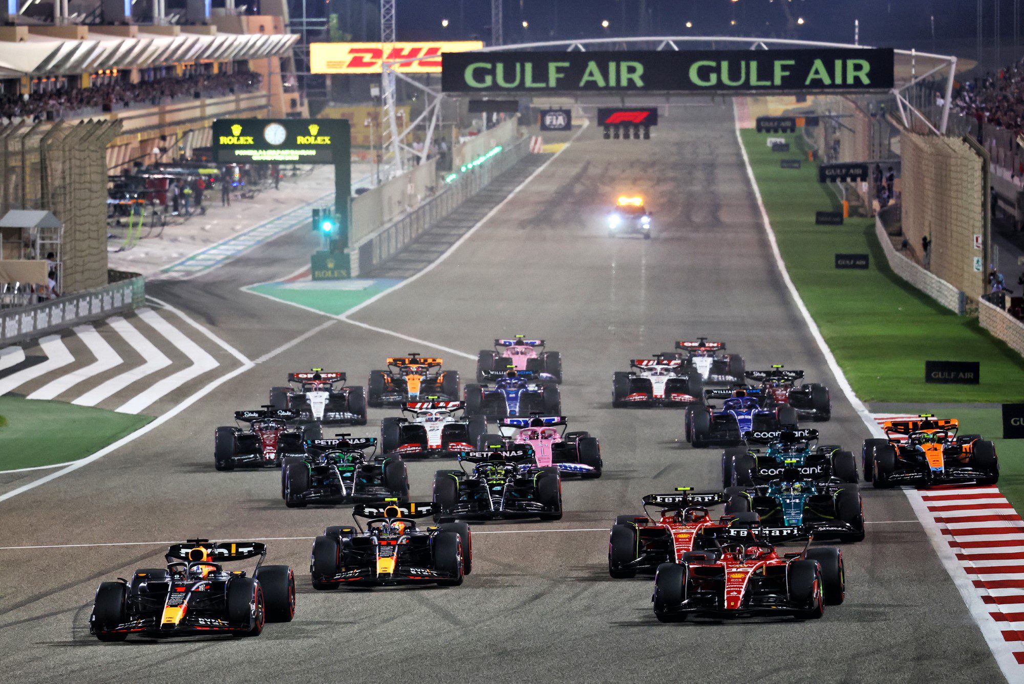 Fotos: Verstappen vence e Alonso sobe ao pódio no GP do Bahrein de F1 F1 2023, Largada, Bahrein