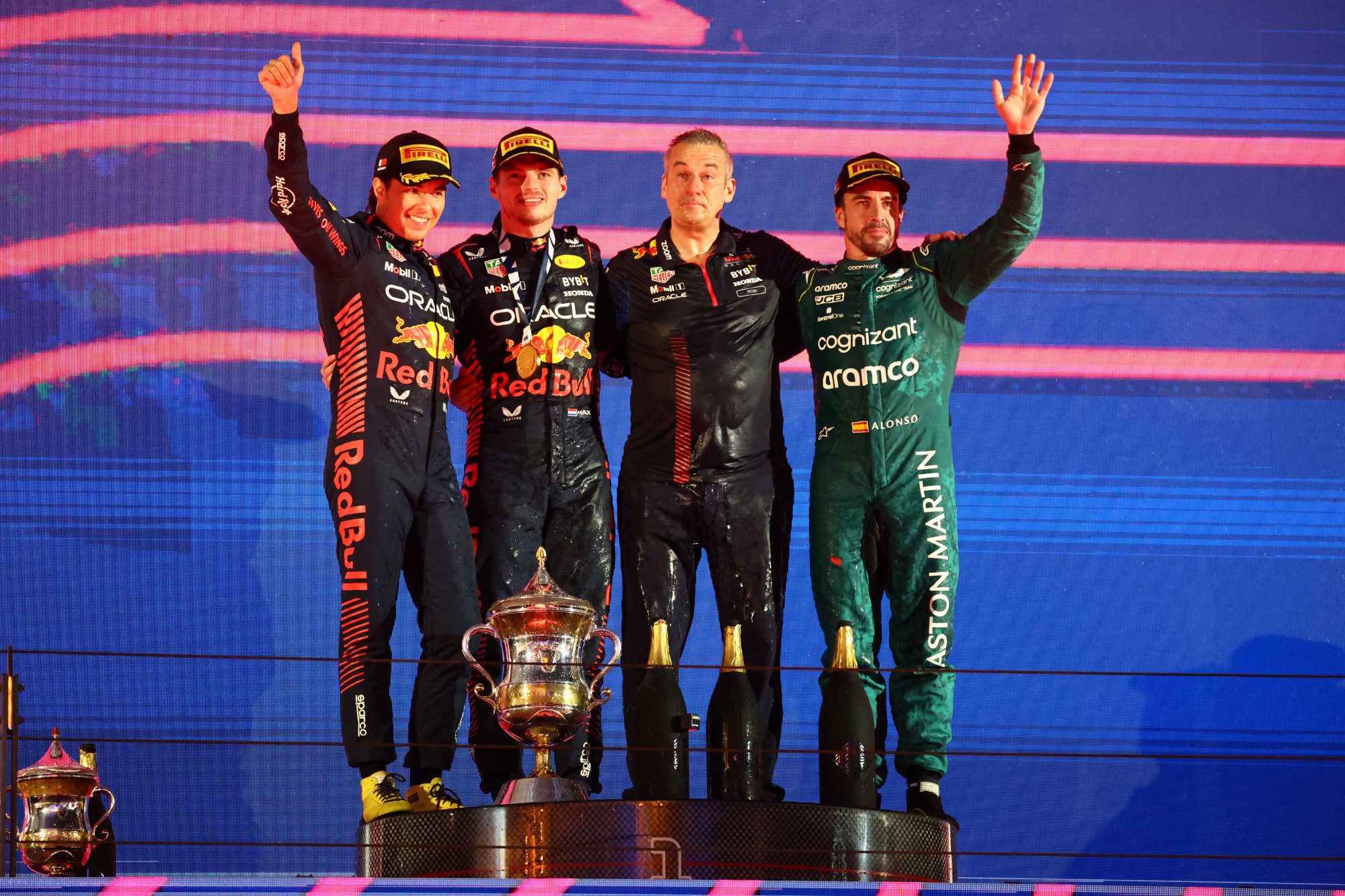 Fotos: Verstappen vence e Alonso sobe ao pódio no GP do Bahrein de F1 F1 2023, Bahrein, Corrida