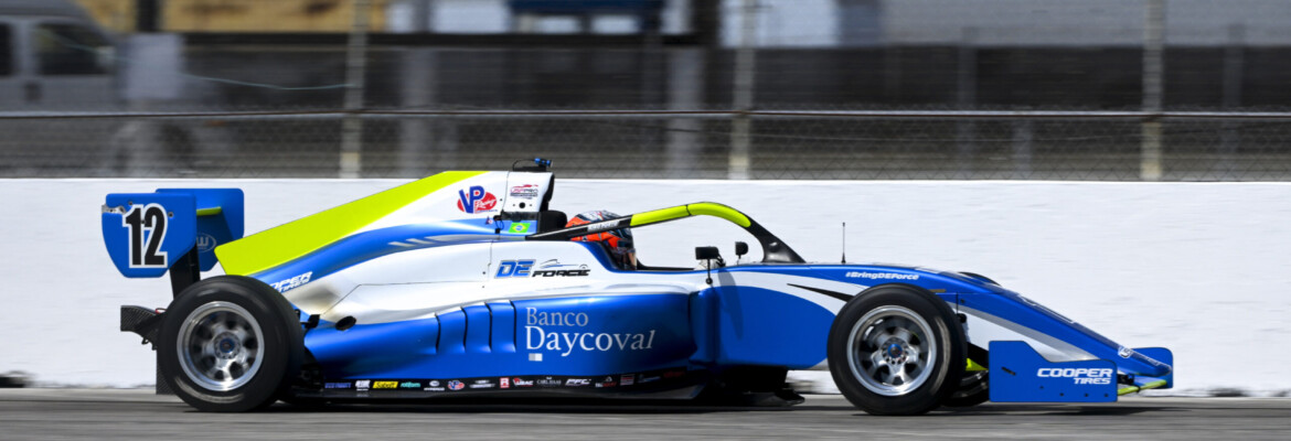 Kiko Porto lidera treino livre da USF Pro 2000 e larga em terceiro em St. Pete