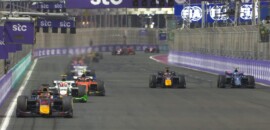F2: Iwasa segura adversários e vence corrida 1 agitada em Jeddah
