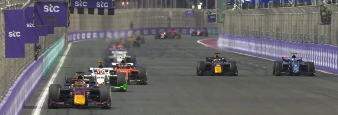 F2: Iwasa segura adversários e vence corrida 1 agitada em Jeddah