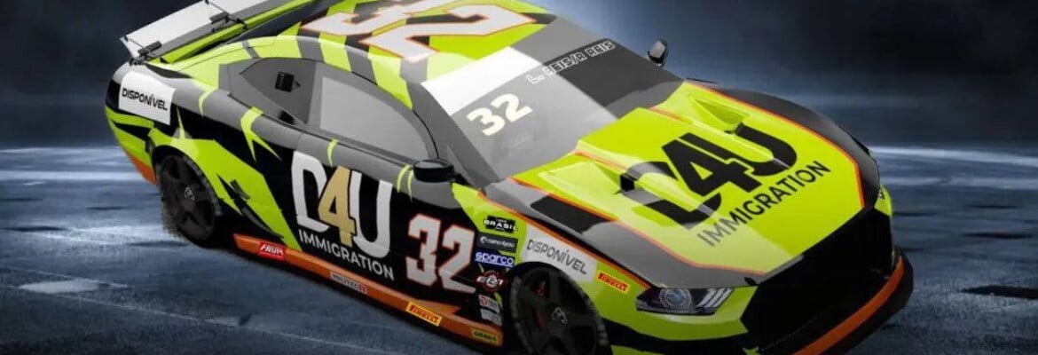 Leo e Rafa Reis revelam layout de carro para temporada da Nascar Brasil com a D4U