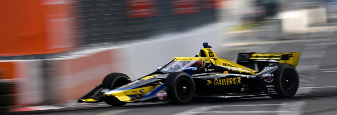 Herta lidera segundo treino da Indy em St Pete. Castroneves se coloca no top-10