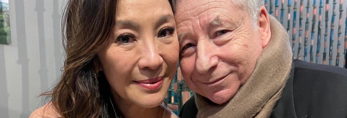 F1: Todt exalta prêmio de melhor atriz à esposa Michelle Yeoh: “Imensa felicidade”