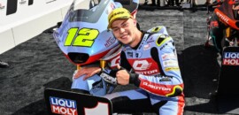 Salac surpreende e crava primeira pole na Moto2 em Portugal