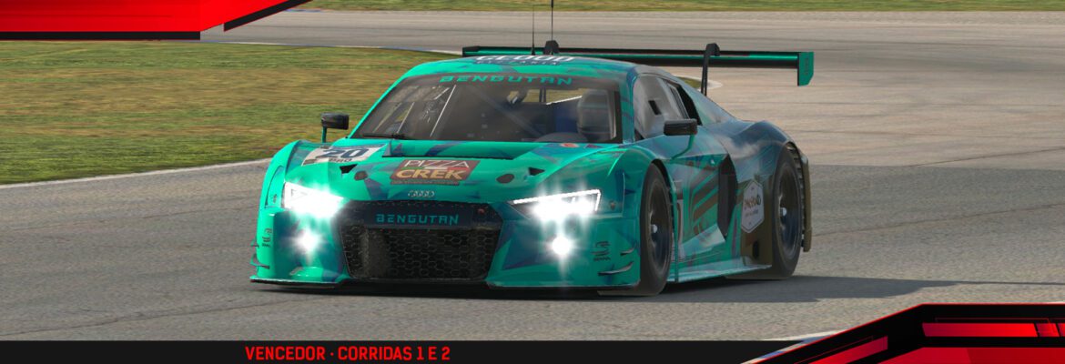 F1BC GT3 iRacing: Luiz Felipe Tavares surpreende com duas vitórias em Sebring