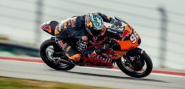 Holgado bate brasileiro Moreira e é o mais veloz da sexta na Moto3 em Portugal