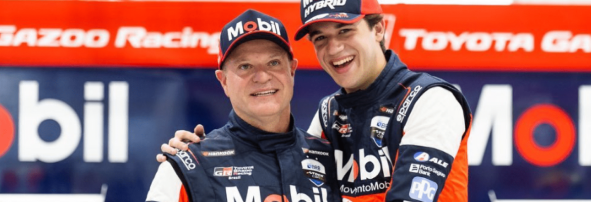 Rubens Barrichello e seu filho Dudu serão companheiros de equipe na Stock Car 2023