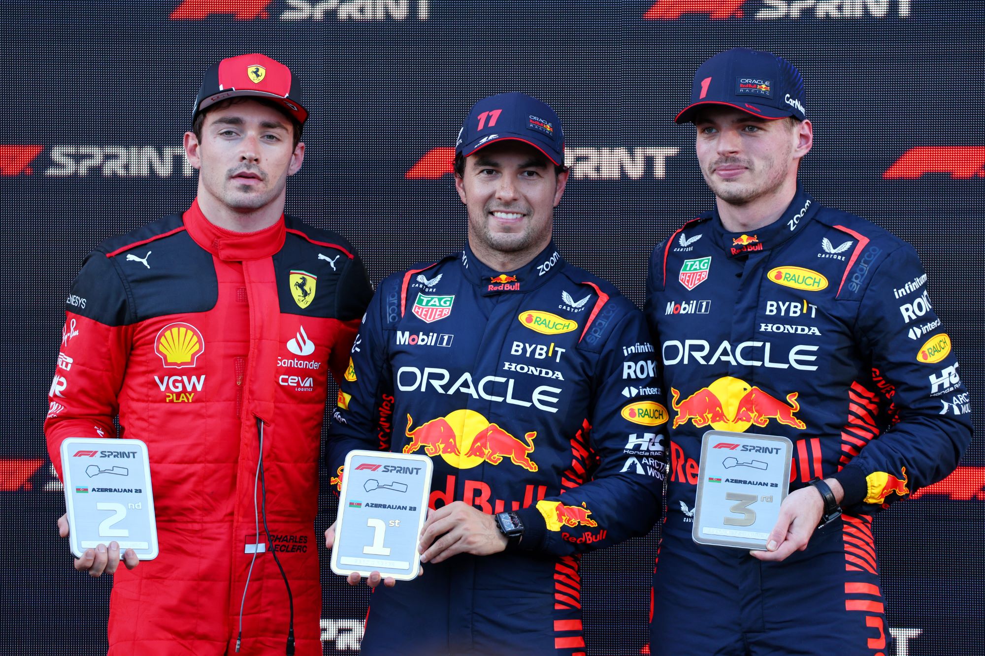 Fotos: as imagens da Sprint do GP do Azerbaijão, marcada por discussão entre Verstappen e Russell F1 2023, GP do Azerbaijão, Baku, Sprint