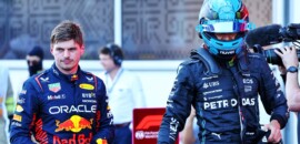 Fotos: as imagens da Sprint do GP do Azerbaijão, marcada por discussão entre Verstappen e Russell