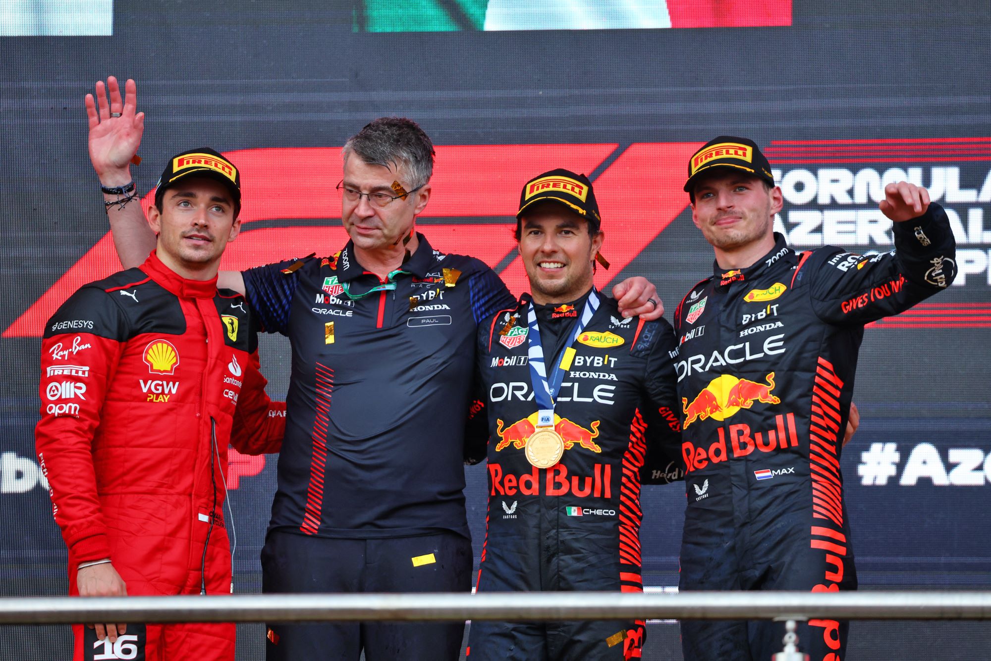 Fotos: as imagens da vitória de Perez no GP do Azerbaijão F1 2023, GP do Azerbaijão, Baku, Corrida