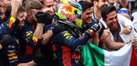 Fotos: as imagens da vitória de Perez no GP do Azerbaijão