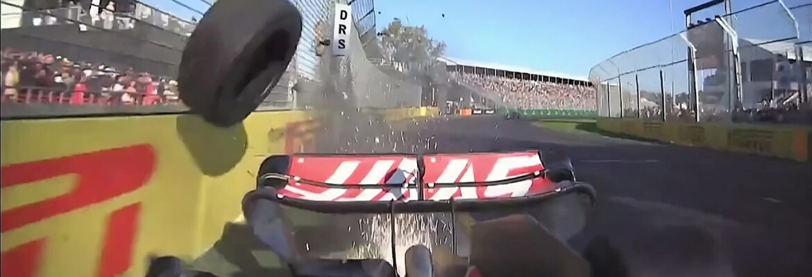 F1: Fã se lesiona com pedaço de detrito após acidente de Magnussen na Austrália