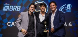 Primeiro campeão da F4 Brasil, Pedro Clerot é premiado com o Capacete de Ouro