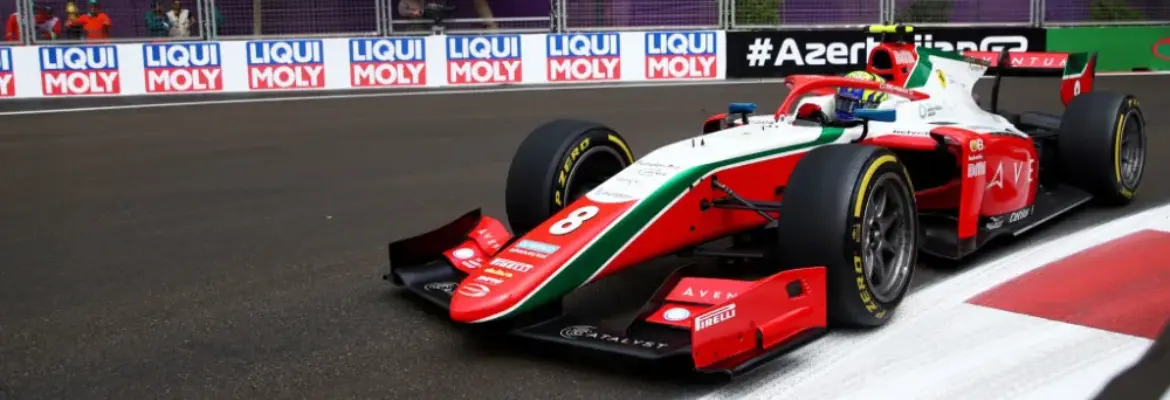 Bearman bate Fittipaldi e fatura pole position da F2 em Baku