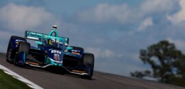 Grosjean acerta volta no fim e garante pole position da Indy no Alabama