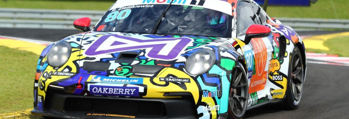 Ziemkiewicz e Menossi estreiam pintura colorida na Porsche Cup no Velocitta: “Adorando”
