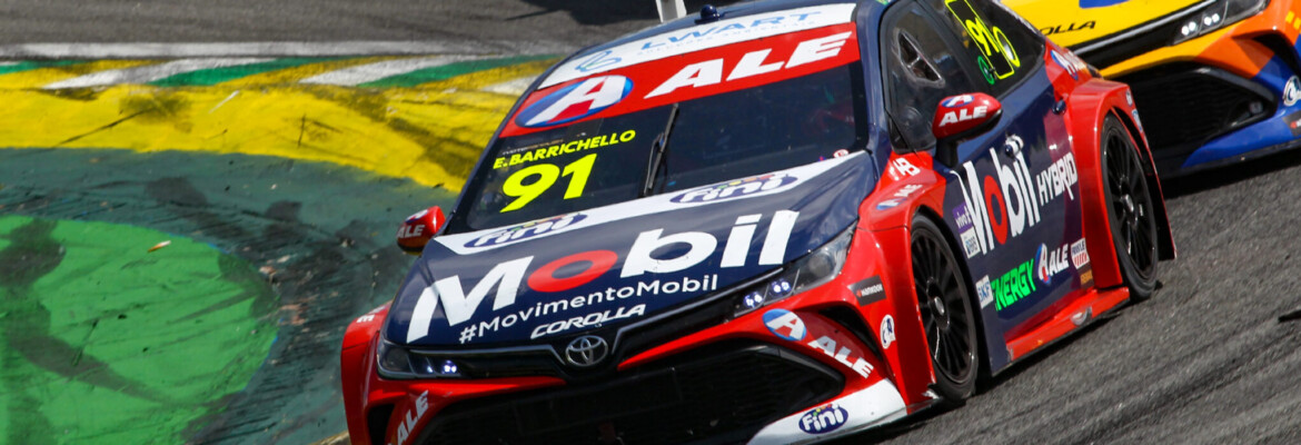 Dudu Barrichello escala pelotão em Interlagos, mas é atingido no fim da etapa da Stock Car