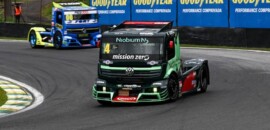 Felipe Giaffone larga na segunda fila do grid da Copa Truck em Interlagos