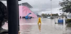 F1: Com três semanas para a corrida, pista em Miami sofre com alagamento