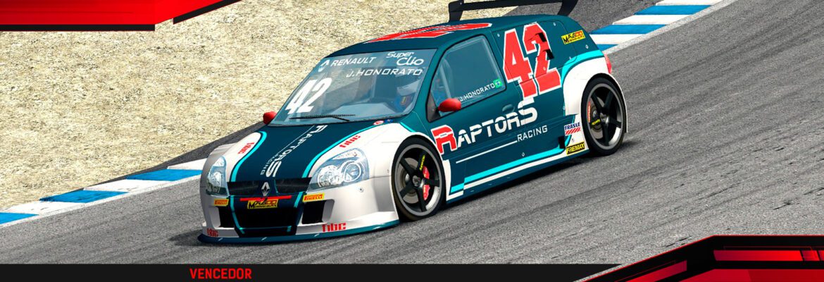 F1BC Superclio: Juscelino Honorato vence em Laguna Seca, e oito disputarão título na final