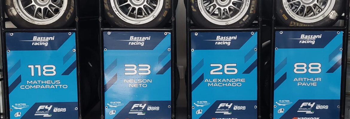 Matheus Comparatto lidera entre os estreantes da F4 Brasil no retorno da Bassani Racing às pistas
