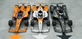 McLaren exibe layouts de carros para a Indy 500 e celebra vitórias históricas